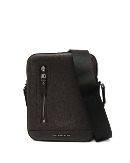 Michael Kors Black Hudson Messenger Bag for men
