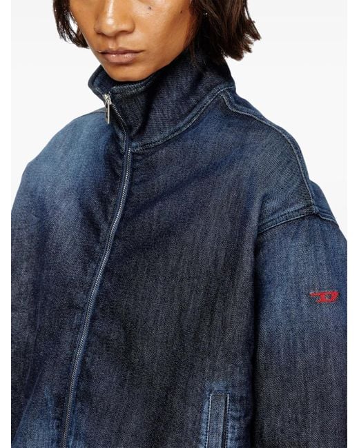 DIESEL Blue De-Sanderz Bomber Jacket