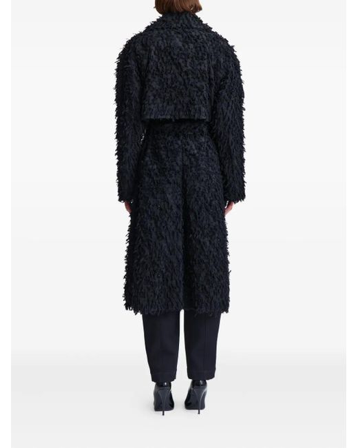 16Arlington Black Palmi Double-Breasted Coat