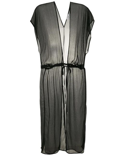Amir Slama Multicolor Silk Long Shirt Dress