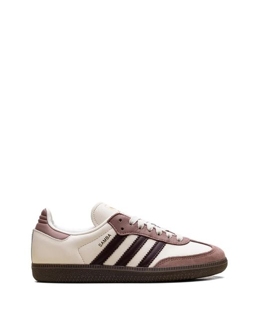 Adidas Brown Stripes Samba Sneakers