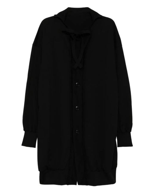 Yohji Yamamoto Black Tanktop Mit Slogan-Print