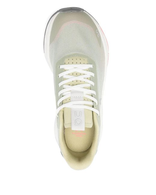 On Shoes White Cloudnova Lace-Up Sneakers