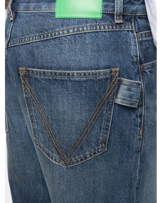 Bottega Veneta High-Waist-Jeans mit mittlerer Waschung in Blue für Herren