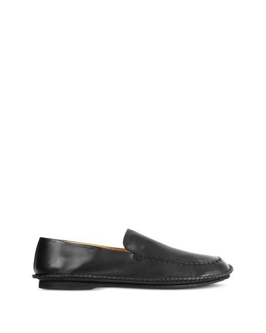 Premiata White Mocassins En Cuir À Design Structuré for men