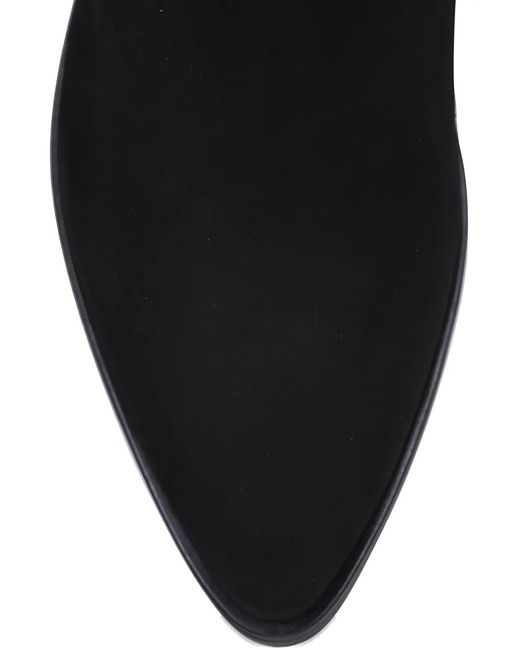 Ron White Black Pointed-Toe Boots