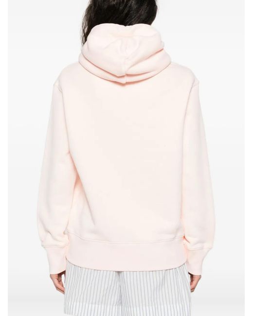 Autry Hoodie Met Geborduurd Logo in het Pink