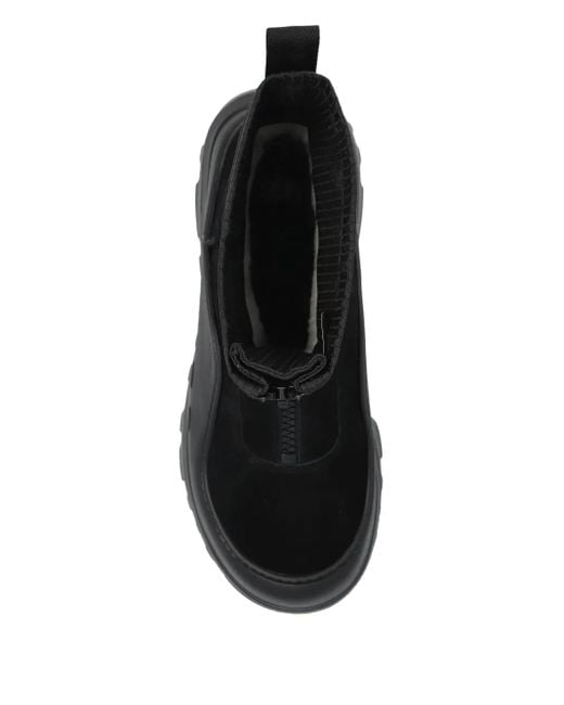 Ugg Black Zip Suede Sneakers for men