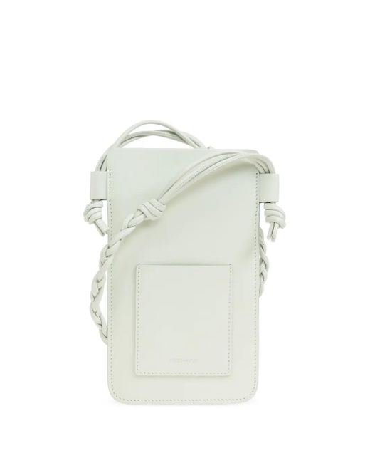 Jil Sander ロゴ スマホバッグ White