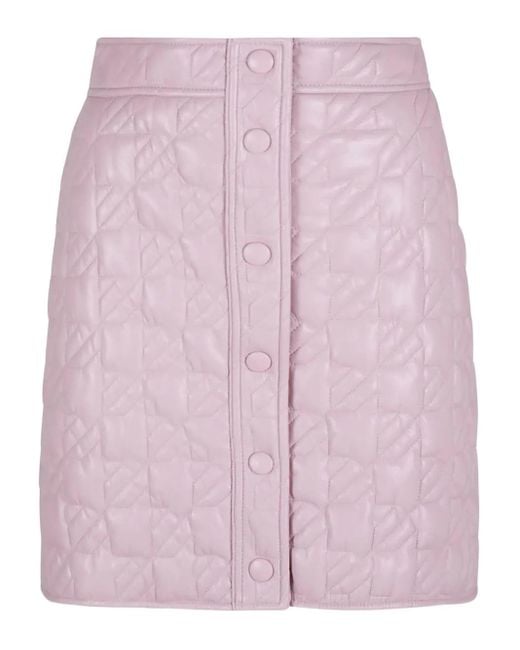 MSGM Gewatteerde Mini-Rok in het Pink