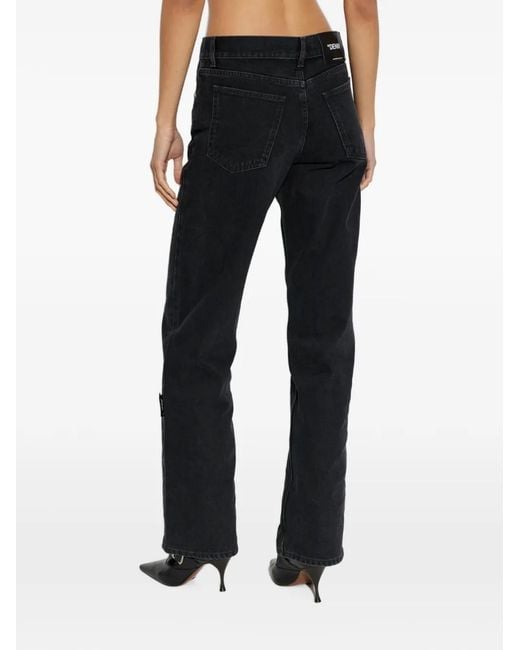 Vaqueros Rectos Off-White c/o Virgil Abloh de color Black