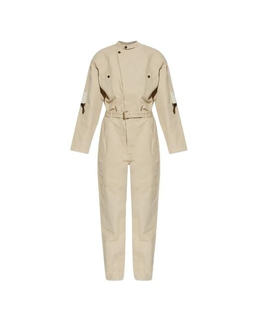 Isabel Marant Natural Nessime Jumpsuit With Belt