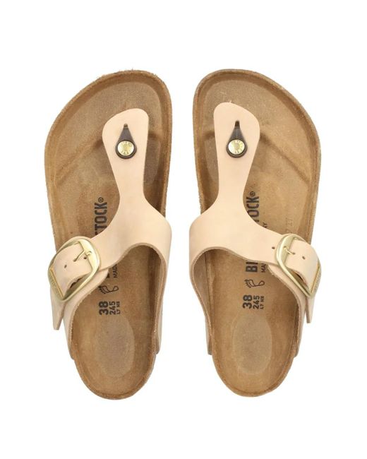 Birkenstock Brown Sandals Gizeh Big Buckle