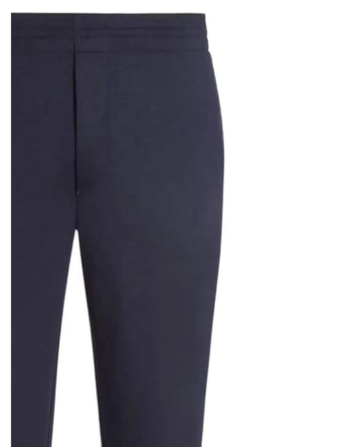 Zegna Blue Tailored Trousers for men