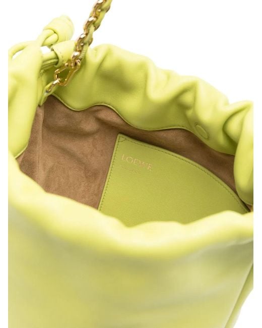 Loewe Yellow Flamenco Purse Bucket Bag