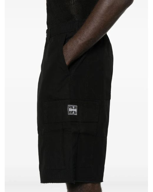 032c Cargo-Shorts Mit Logo-Patch in Black für Herren