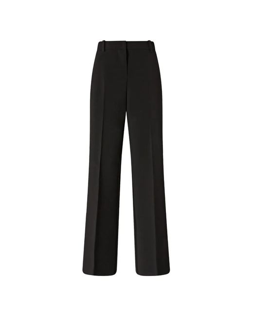 Pinko Black Wide-Leg Trousers