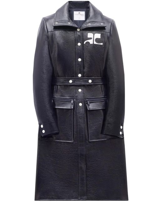 Manteau Reedition Courreges en coloris Blue