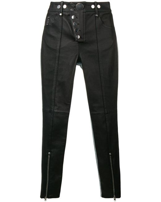 alexander wang leather trousers