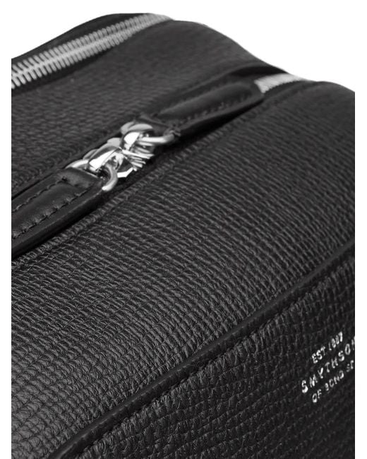Smythson Black Ludlow Zip-Around Backpack