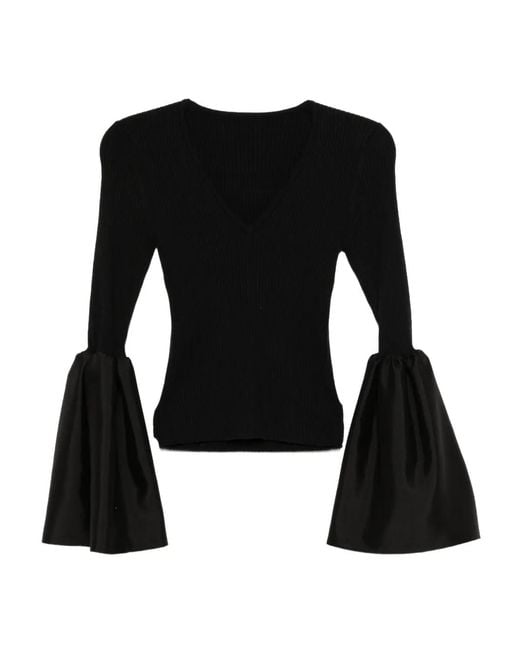 Cynthia Rowley Black Combo Top