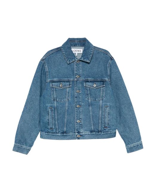 Loewe Blue Anagram Denim Jacket for men