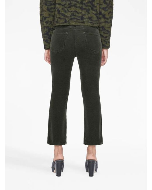 FRAME Green Le Crop Cropped-Jeans