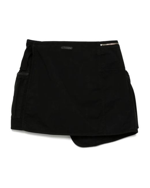 Helmut Lang Black Field Mini Skirt.Gd