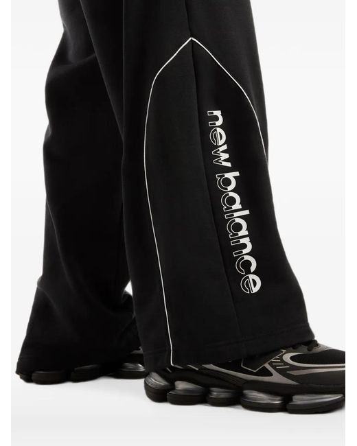 New Balance Black Trackside Piping Track Pants for men