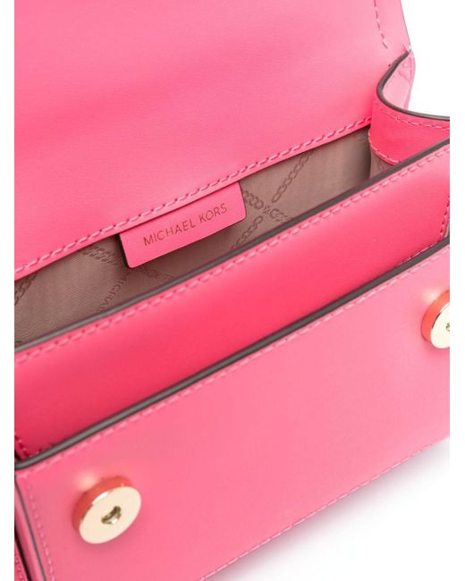 MICHAEL Michael Kors Pink Small Heather Leather Bag