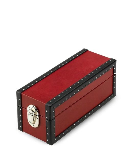 Rapport Red Studded Watch Case for men