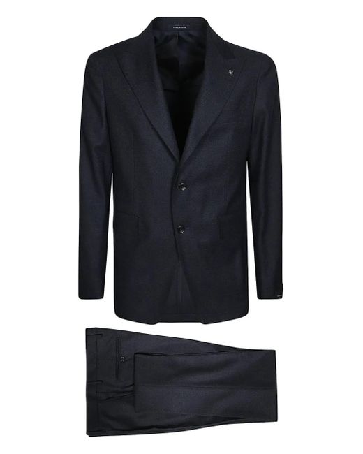 Tagliatore Blue Wool Suit for men