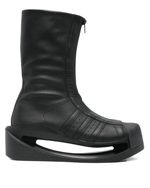 メンズ Y-3 プラットフォーム ブーツ Black