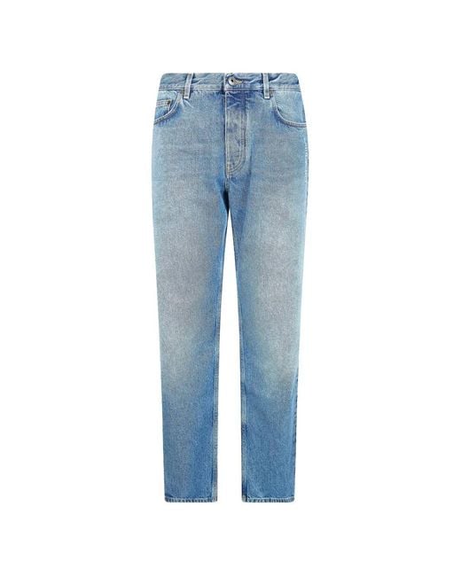 Off-White c/o Virgil Abloh Blue Half-Arrow Jeans for men