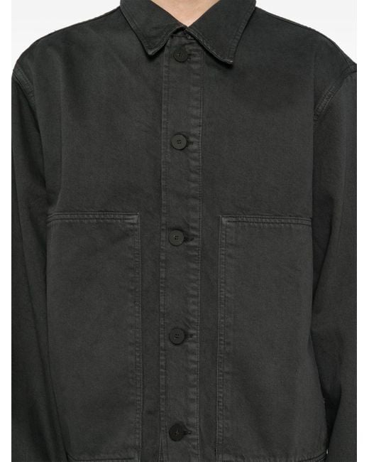 Studio Nicholson Tarmac Graph Denim Jacket in Black for Men | Lyst