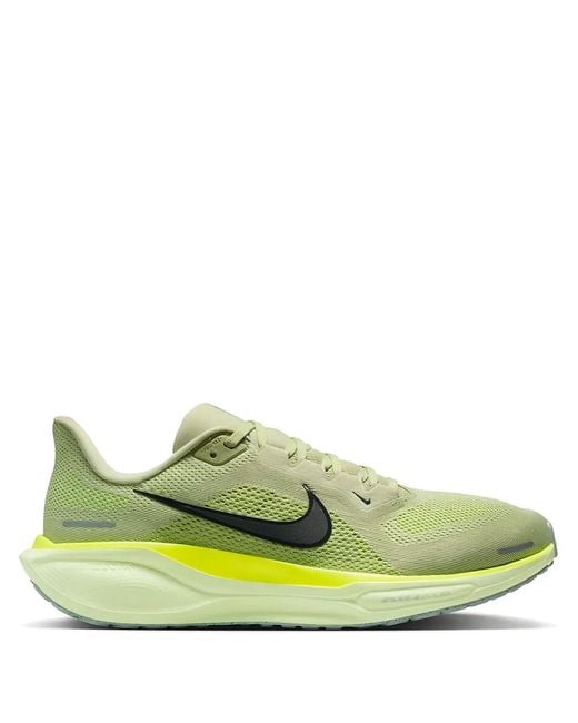 Nike Green Pegasus 41 Road Running Trainers for men