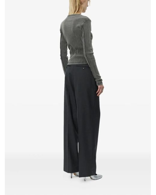 mfpen リブニット トップ Gray