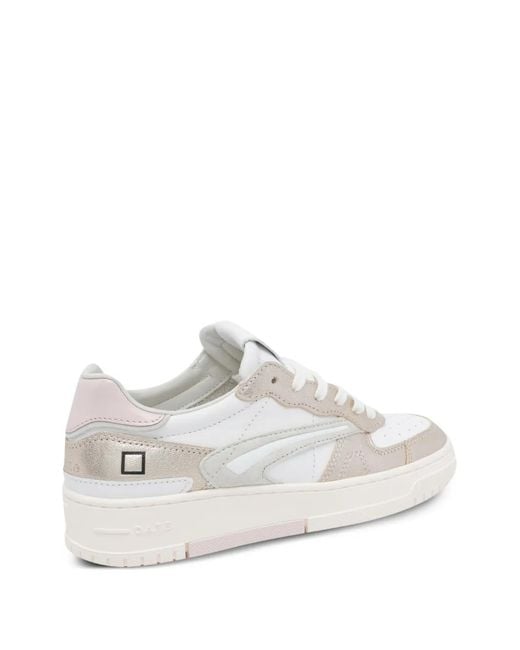 Date White Torneo Pure Laminated Sneakers