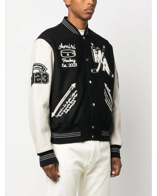 Amiri Black Wool Jacket for men