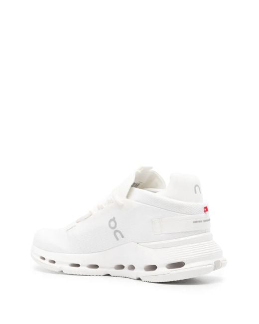 On Shoes White Cloudnova 2 Sneakers for men