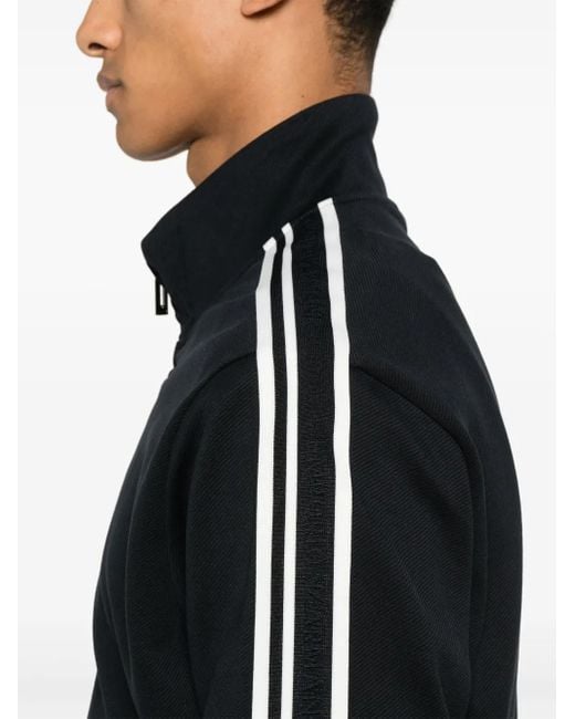 メンズ Emporio Armani ストライプディテール トラックジャケット Black