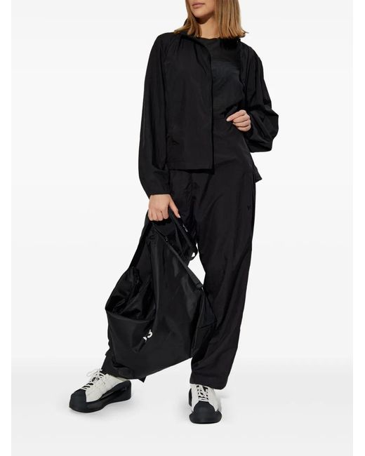 Y-3 Black Lightweight Zip-Up Jacket