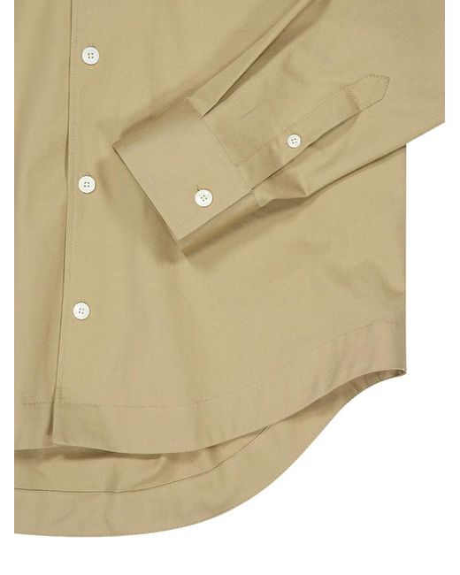 AMI Natural Chest-Pocket Long-Sleeve Shirt for men
