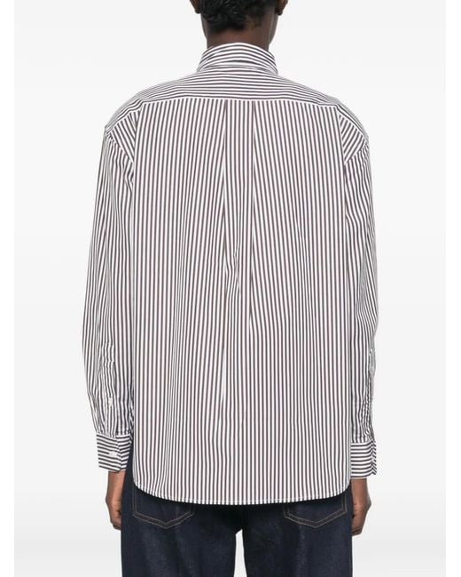 Polo Ralph Lauren Gray Chemise À Manches Longues