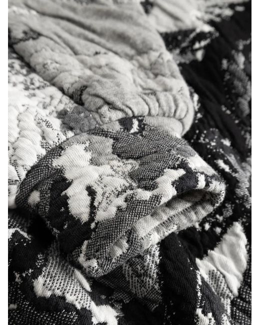 Anntian Gray Horses-Pattern Sweater