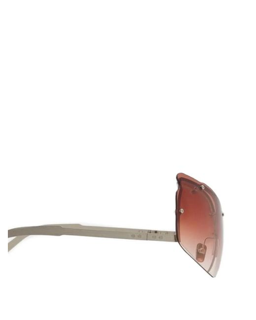 SRVC Studio Brown Masha Rimless Sunglasses