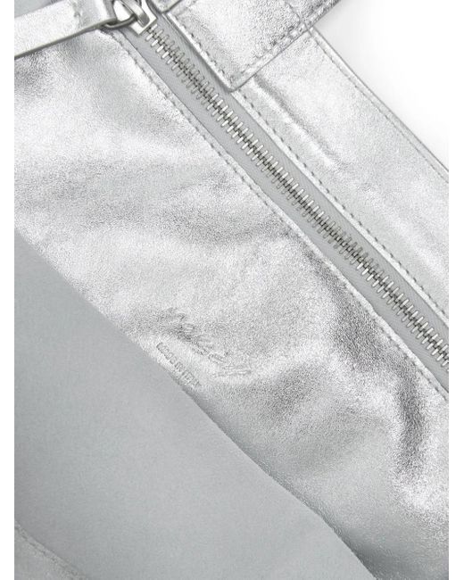 Marsèll Gray Metallic-Finish Tote Bag