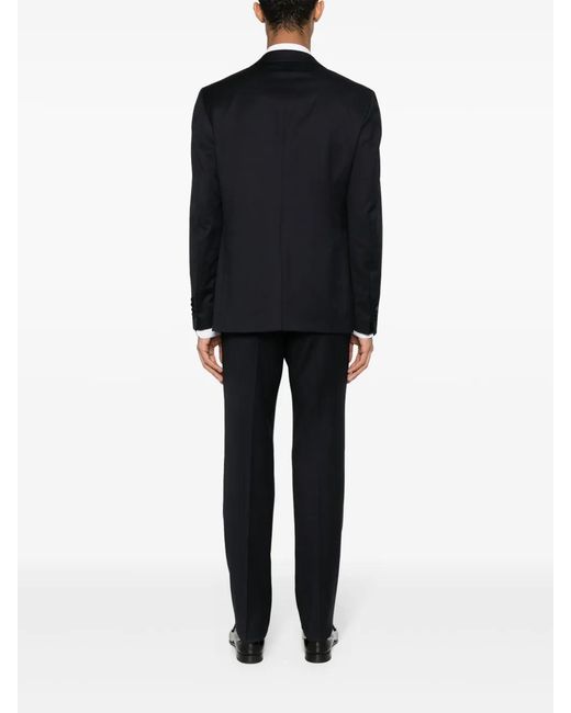 Tagliatore Blue Wool Single-Breasted Suit for men