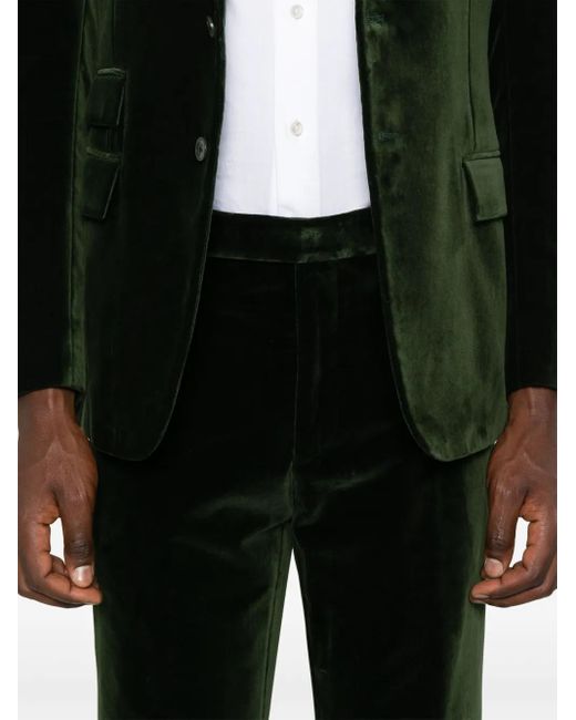 メンズ Ralph Lauren ベルベット パンツ Black