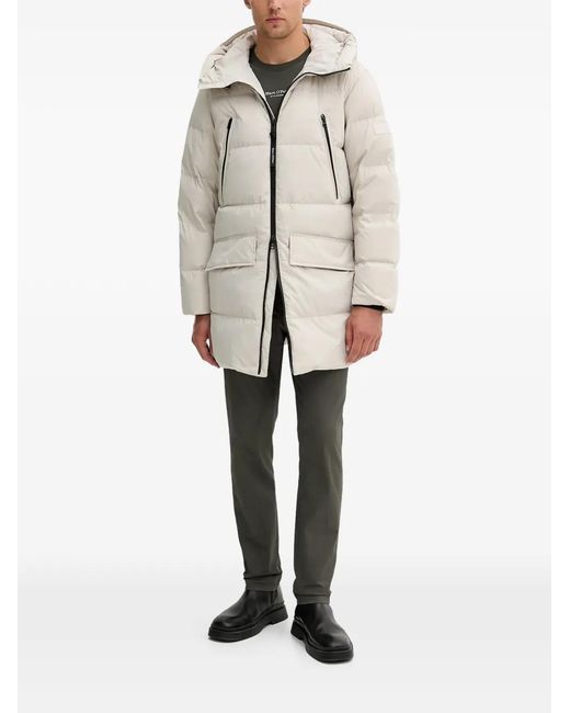 Marc O' Polo White Hooded Zip Jacket for men